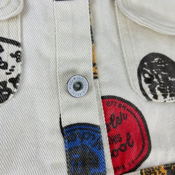 House Minikid Denim Mickey Printed Jacket Size 90 18M-24M - Picture 10 of 15